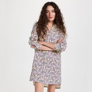 Frank & Eileen Multicolor Floral Shirt Dress